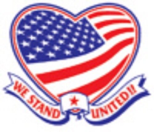 Address Labels - Patriotic - Heart Flag