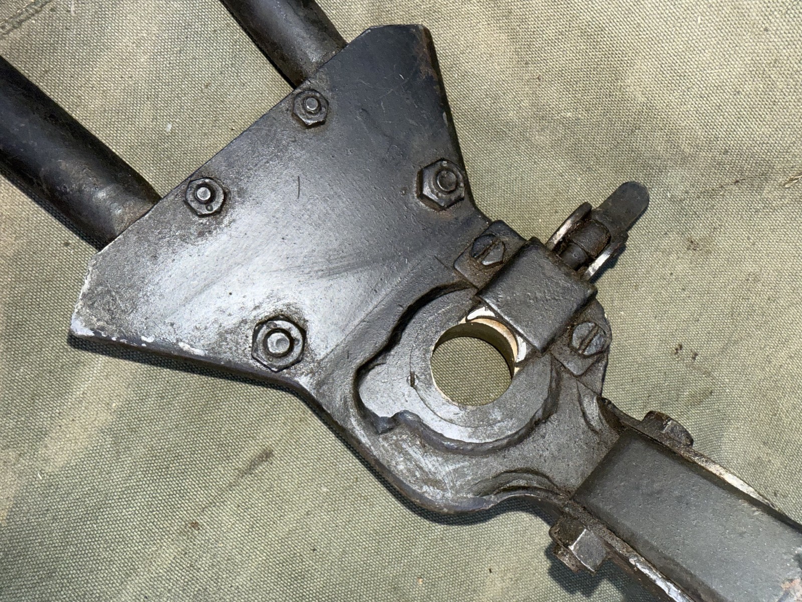 US WW2 30cal Tripod 1919 M2 T&E tool short Pintle LAMSON 1942 #100021