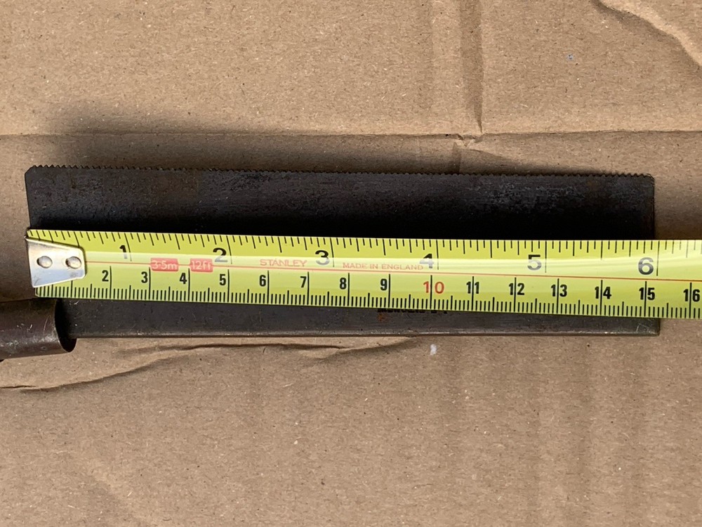 vintage brass backed saw