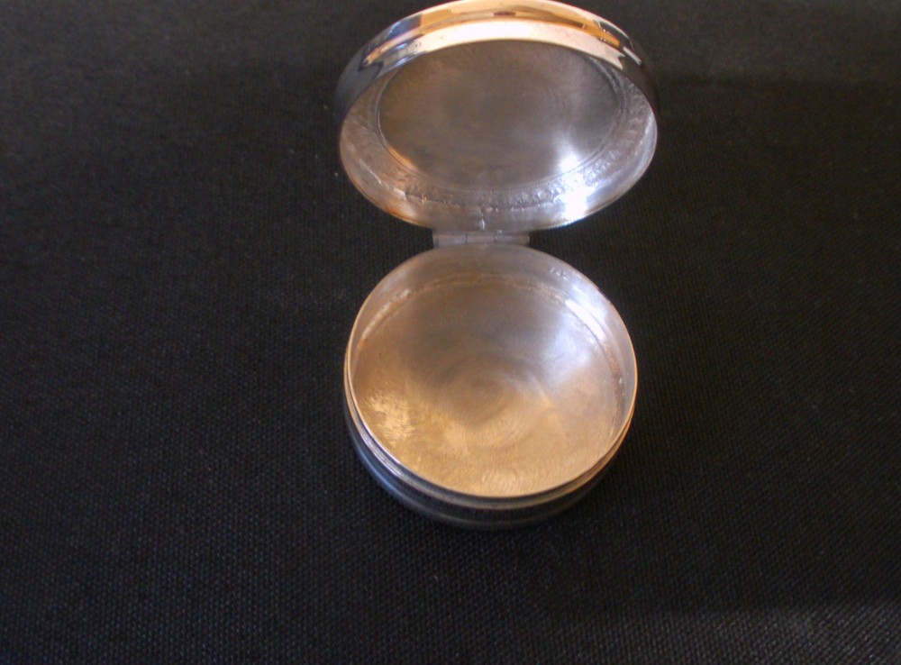 Solid Silver Victorian Lady Pill Pot Perfect Condition