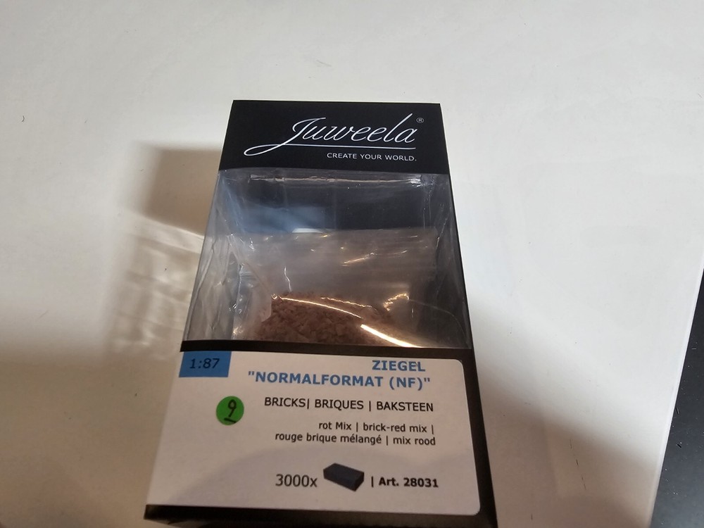 Juweela Red Mix Bricks 28031 HO Scale