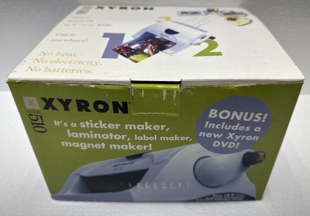 XYRON Model 510 Creative Sticker Tool Multi Use Laminating Machine