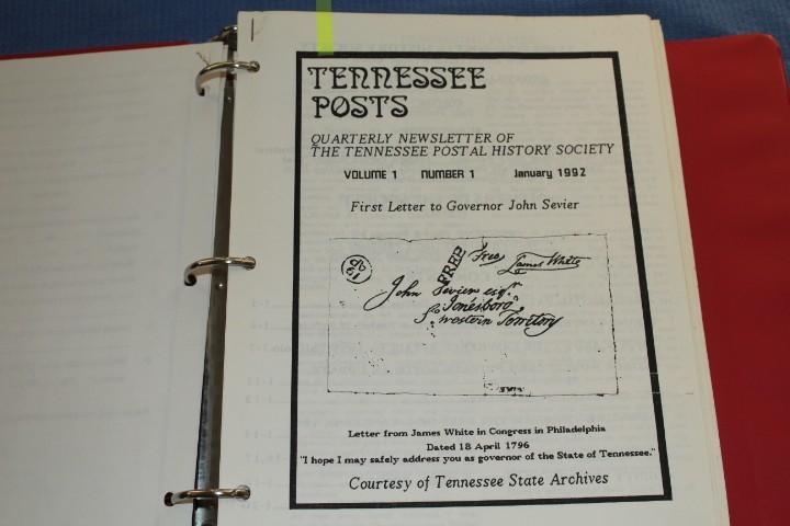 Tennessee Posts Postal History Society approx 1992 2001 BlueLakeStamps Useful!