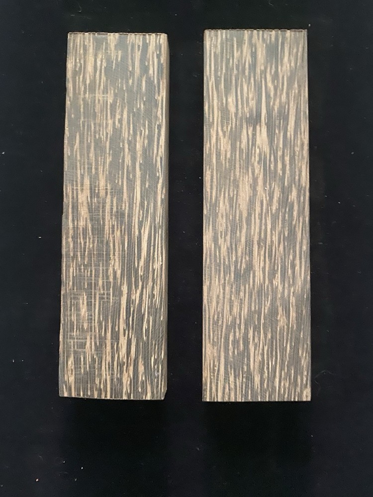 Black Palm Knife Handle Scales