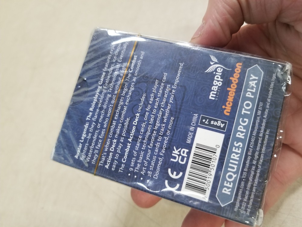 Avatar Legends: The Roleplaying Game - Combat Action Deck