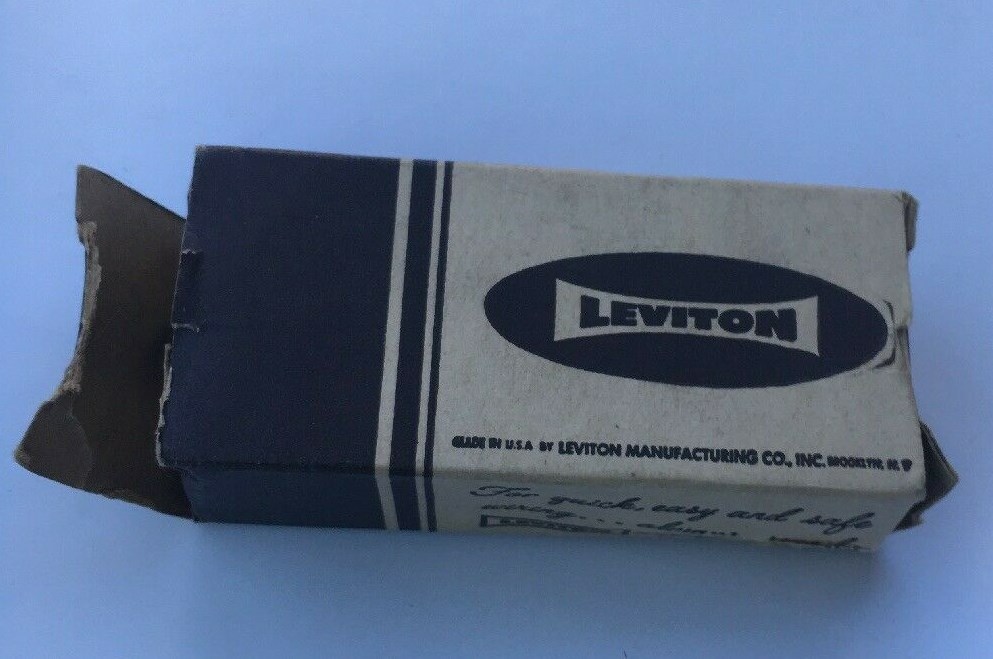 Leviton 1451 15Amp 120V Toggle Framed Single-Pole AC Quiet Switch