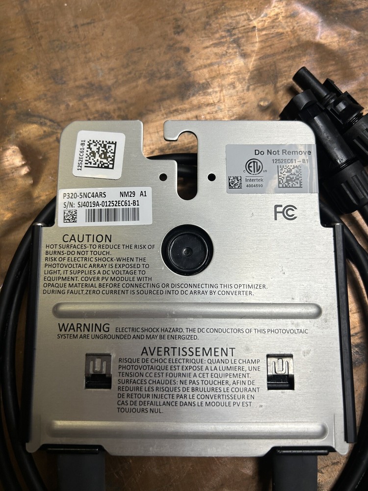 Solaredge P320-5NC4ARS Optimizer (see Description)