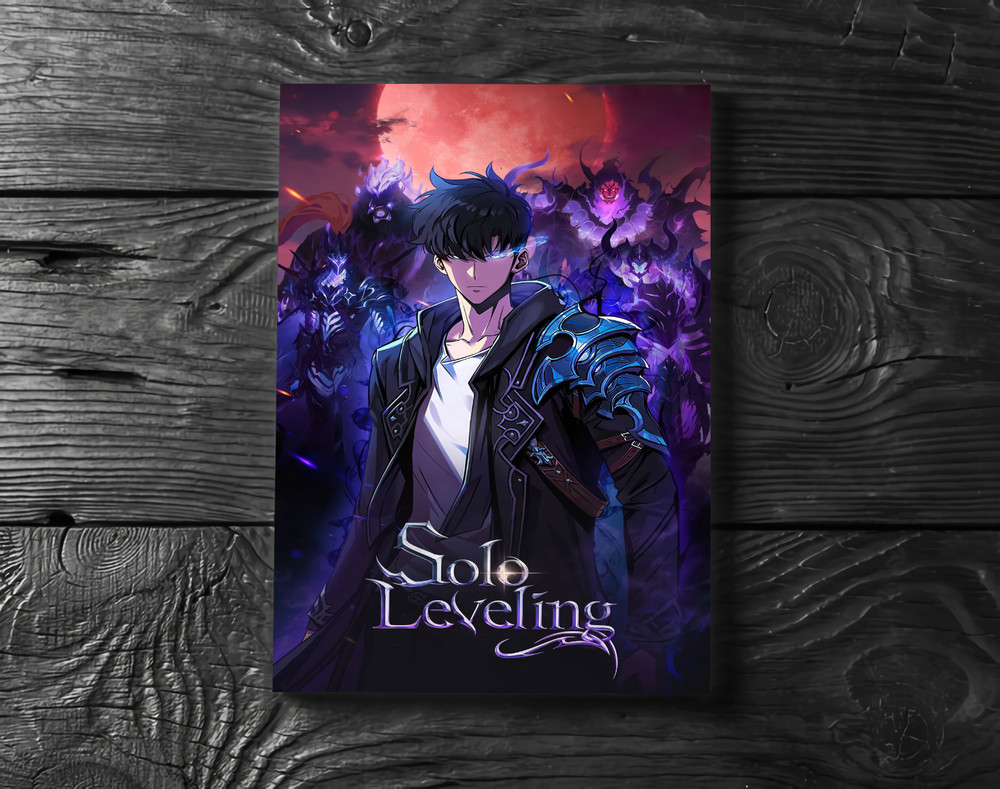Solo Leveling Jin-Woo Poster Print - No Frame