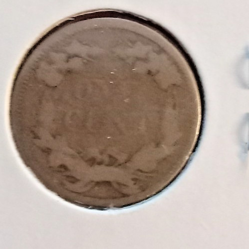 1858 FLYING EAGLE CENT Large Letters Good Condition SET BREAK