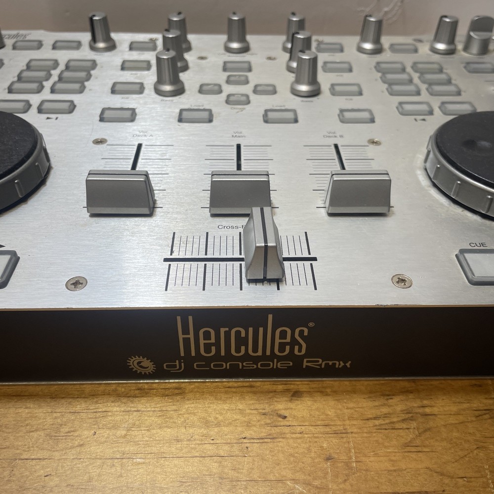 Hercules Dj Console Rmx Dj Controller 4-in/4-out Audio Interface Untested Parts