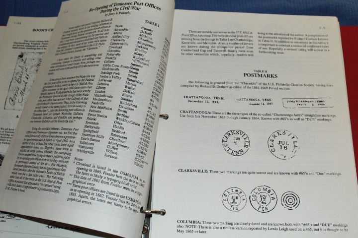 Tennessee Posts Postal History Society approx 1992 2001 BlueLakeStamps Useful!