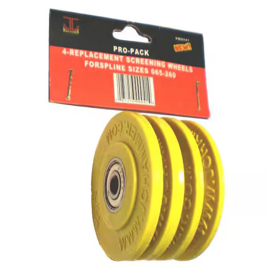 2 in. Screening Wheels Pro Pack 4- Replacement Wheels for Spline Sizes 065-260