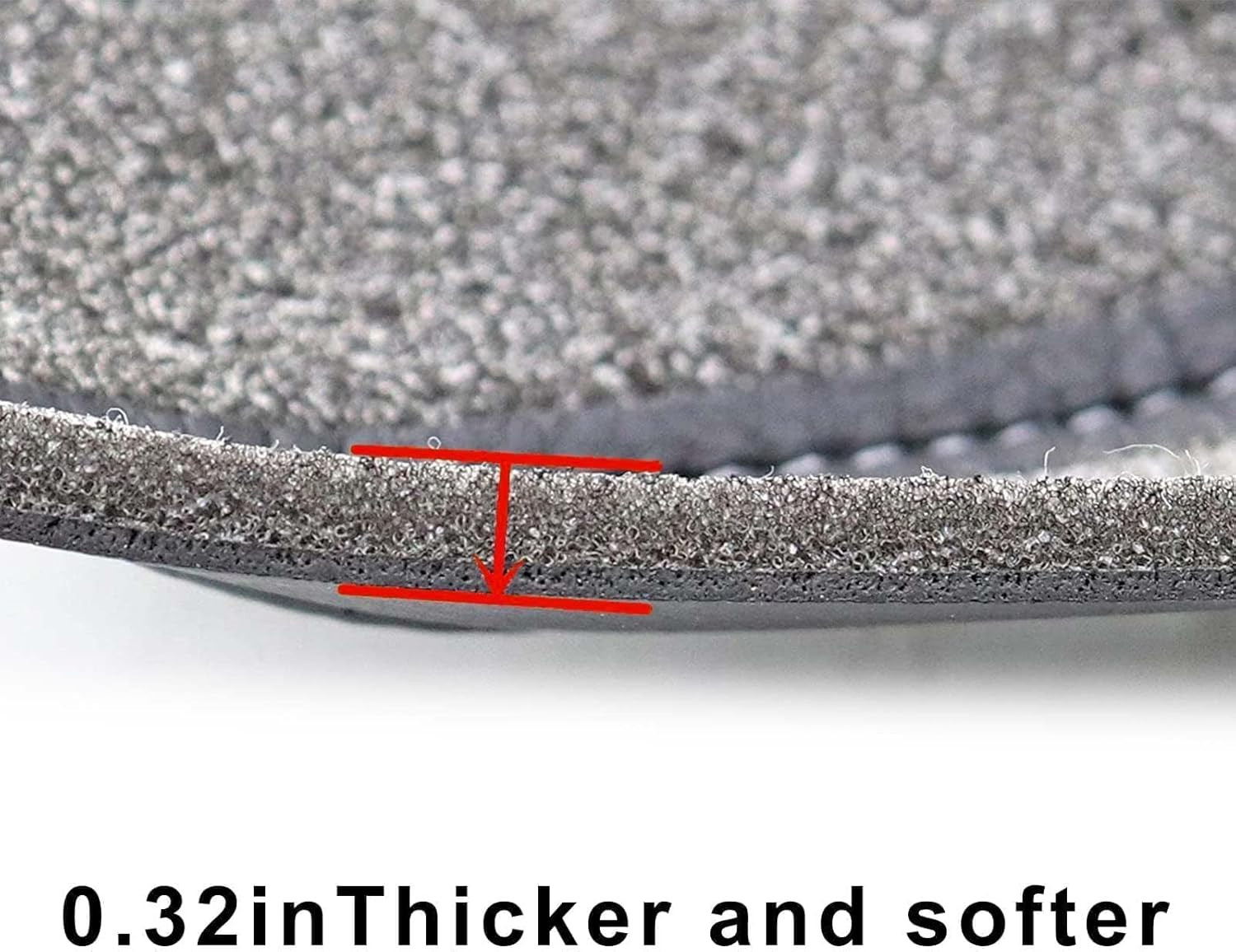 2PCS Dark Gray Door Armrest Cover Replacement for Honda Odyssey 2011–2017 Panel