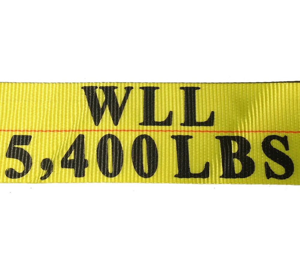 4 in. x 50 ft. Winch Strap with Flat Hook