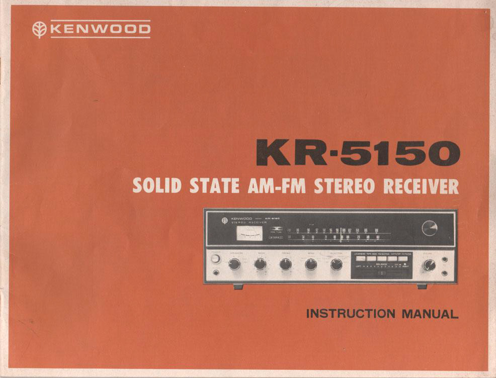 Kenwood KR-5150 Solid State Receiver Instructions Manual User Guide: Coil Bound