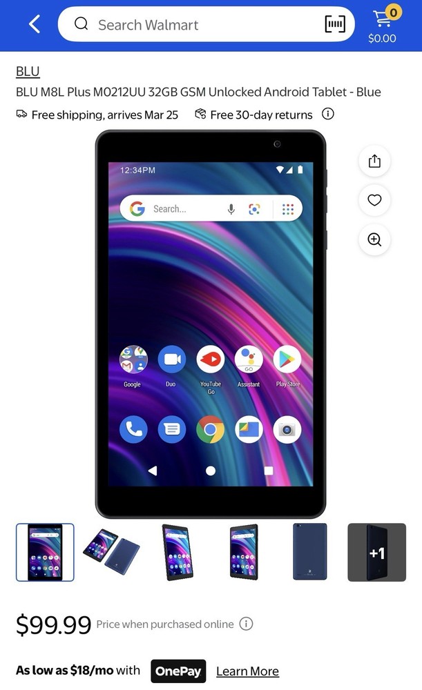 Blu Touchbook M8L Plus Tablet Compatible with iOS 10.3.1