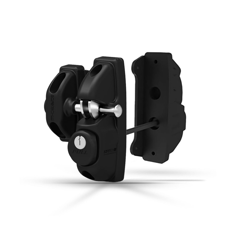 Safetech Hardware ViperX2 Gravity Gate Latch | Two-Side Entry Keyed | 2 Indep...