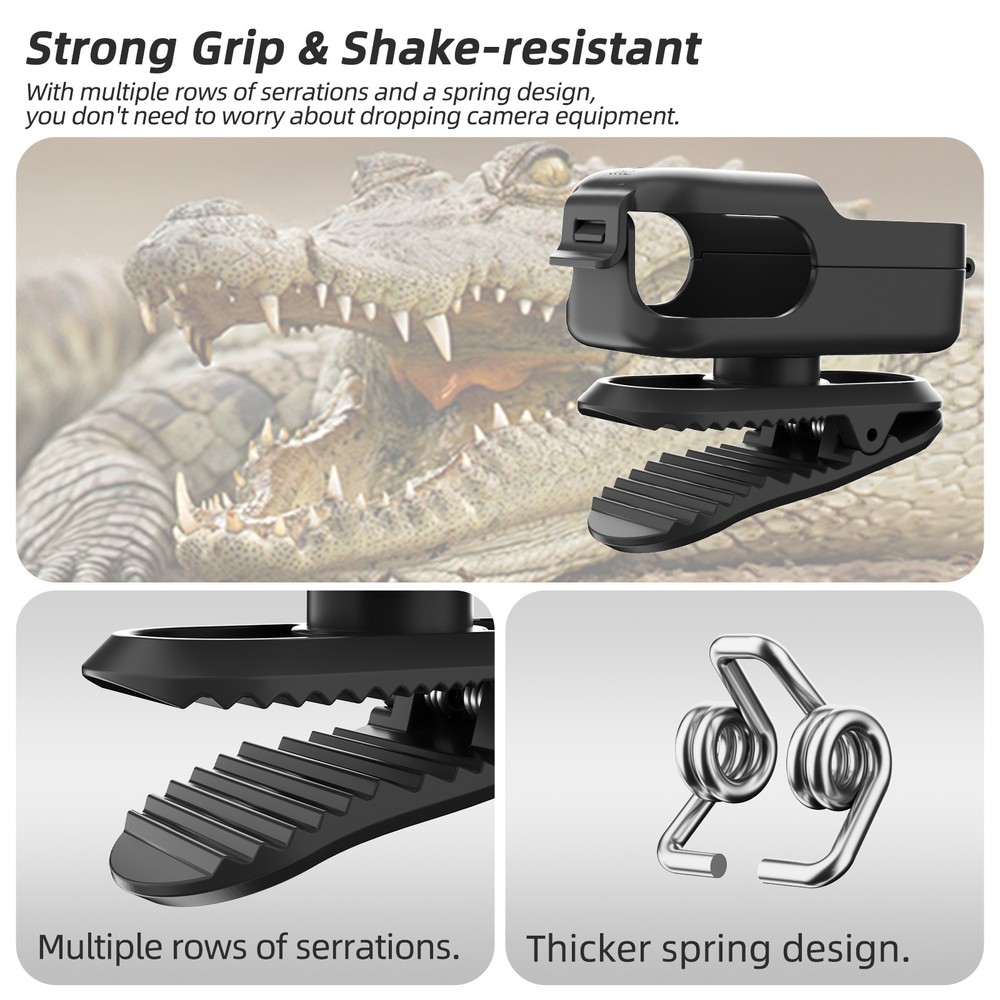 Backpack Strap Mount For DJI Osmo Nano Action Bag Belt Clip Quick Release Mount