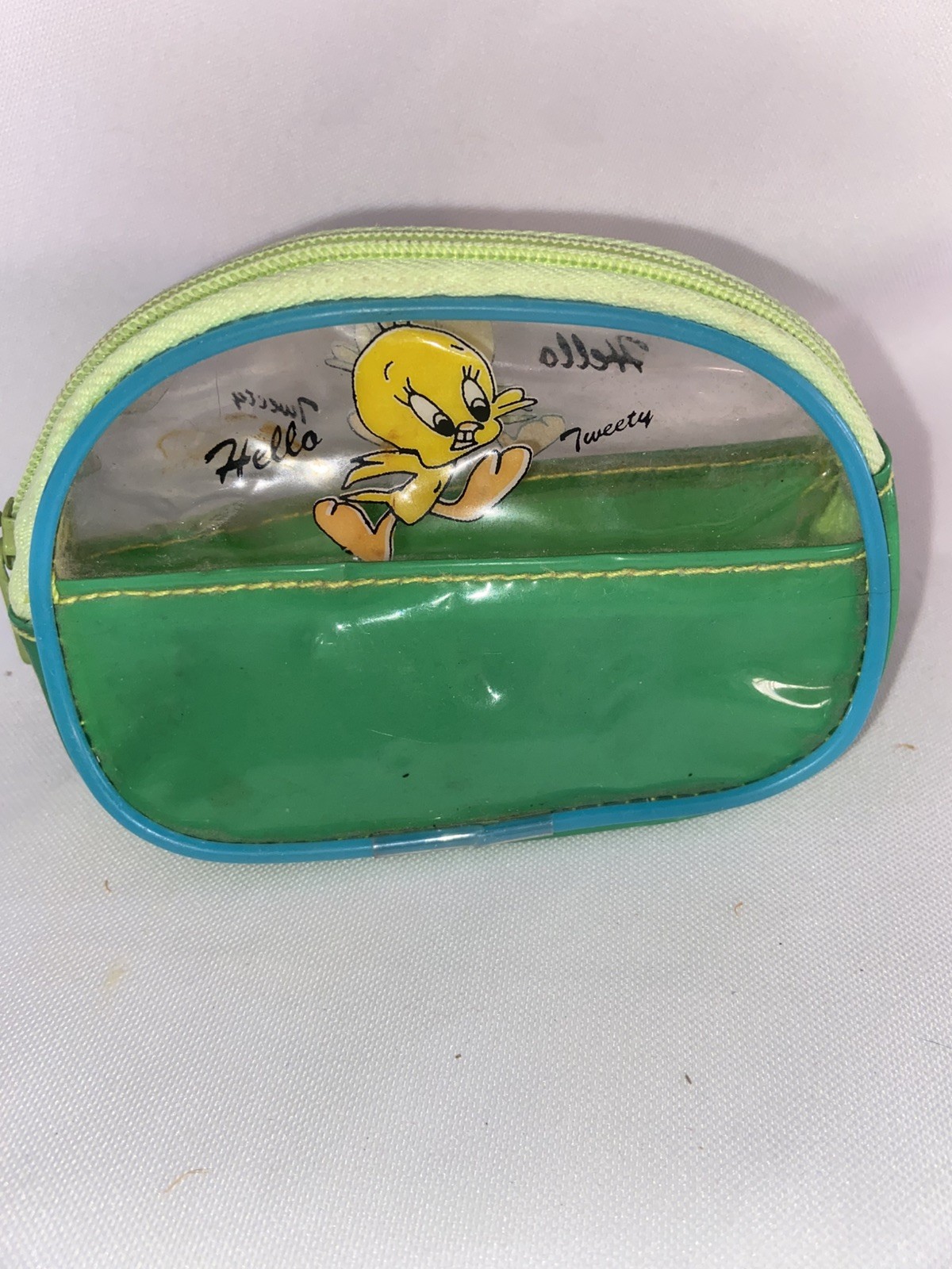 Vintage 1990’s Tweety Bird Plastic Zipper Coin Purse