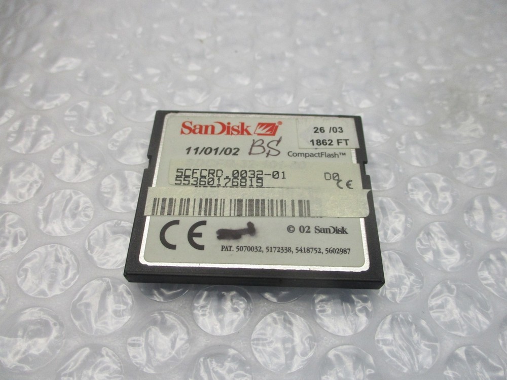 SANDISK 5CFCRD.0032-01 FLASH CARD 32MB NSNP