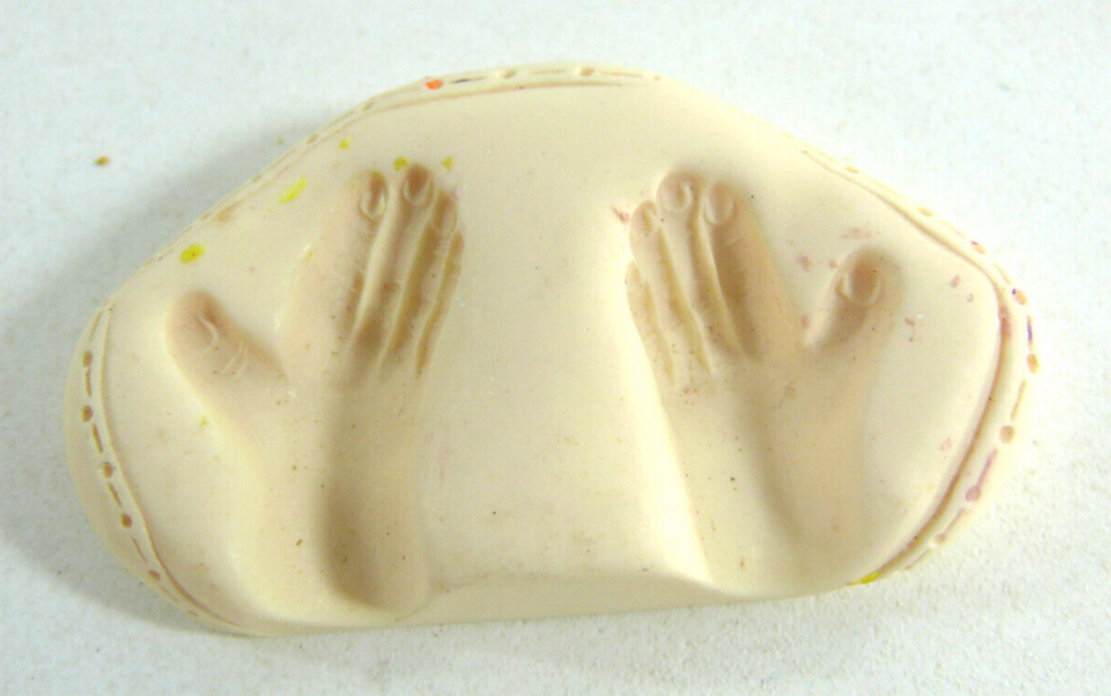Push mold Lot: Hands & assorted fall leaves for Polymer Clays
