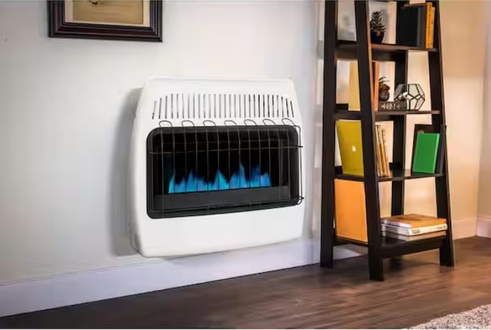 Dyna-Glo 30,000 BTU Blue Flame Ventless Wall Heater - Propane