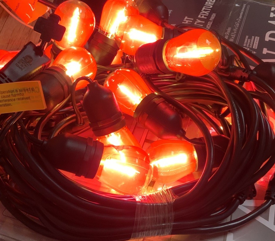 ➿ Hampton Bay Shatterproof Filament String Lights 48ft 🆕 No Box