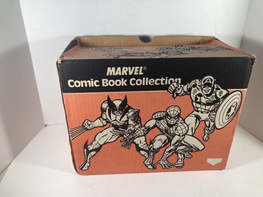 MARVEL STUDIOS COMICS VINTAGE 1989 COMIC BOOK COLLECTION COLLECTORS BOX