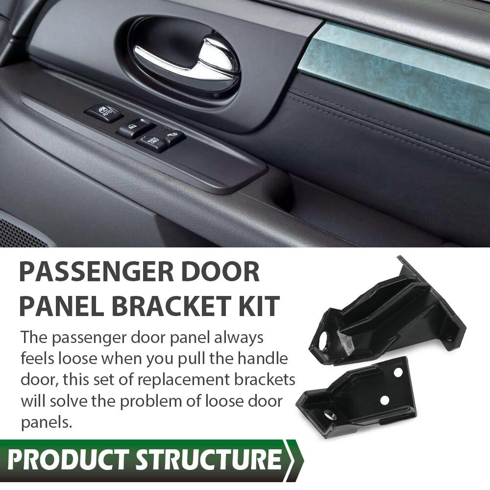 Fit For 2002-2009 GMC Envoy Passenger Door Panel Bracket Combo Pack Right Side
