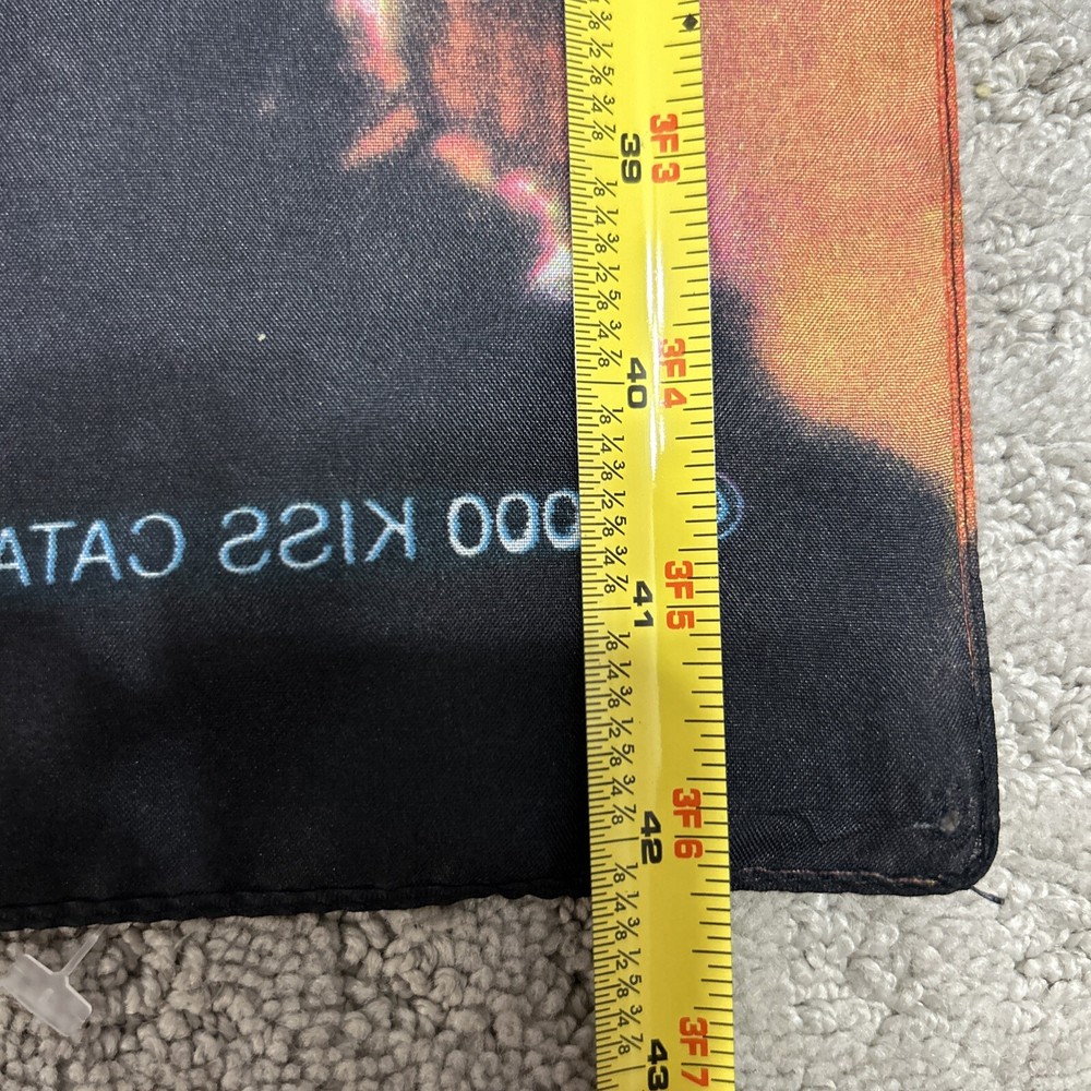 2000 KISS DESTROYER 100% Polyester SCARF or WALL HANGING Approx. 30 x 41 Inches