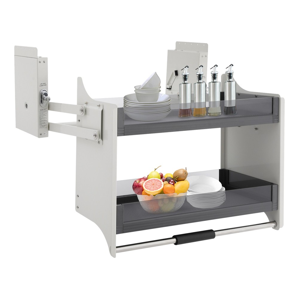 Pull-down Shelf Pull-down Shelf for Kitchen Upper Cabinets Kitchen Storage Rack