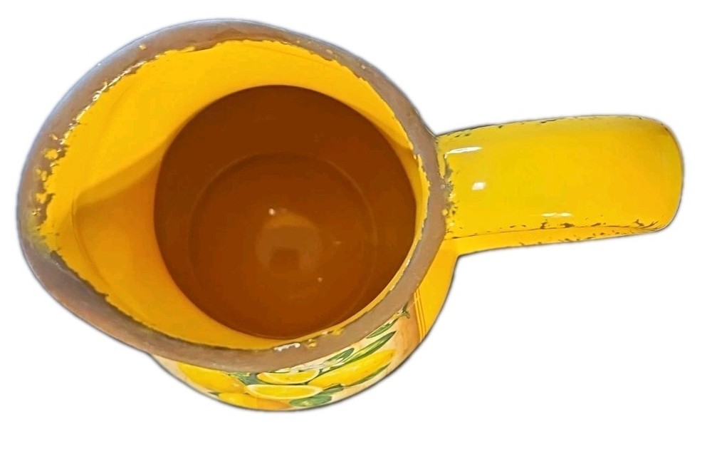 Gershon Intl Lemon Themed Decorative Pitcher Rustic Kitchen