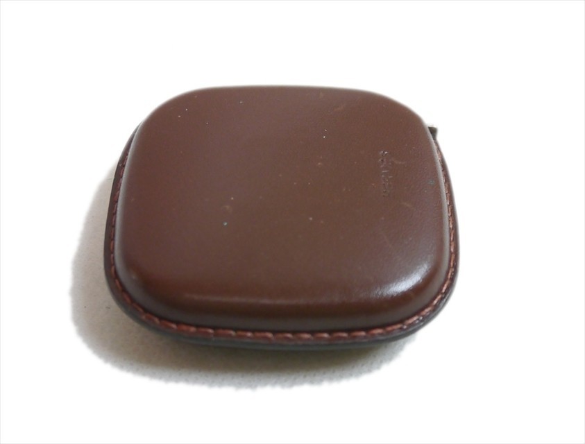 HERMES Leather Major Scale Brown Vintage