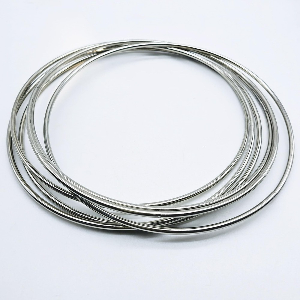 6-Pcs Chinese Linking Rings Magic Trick Set 22cm Stage Performance