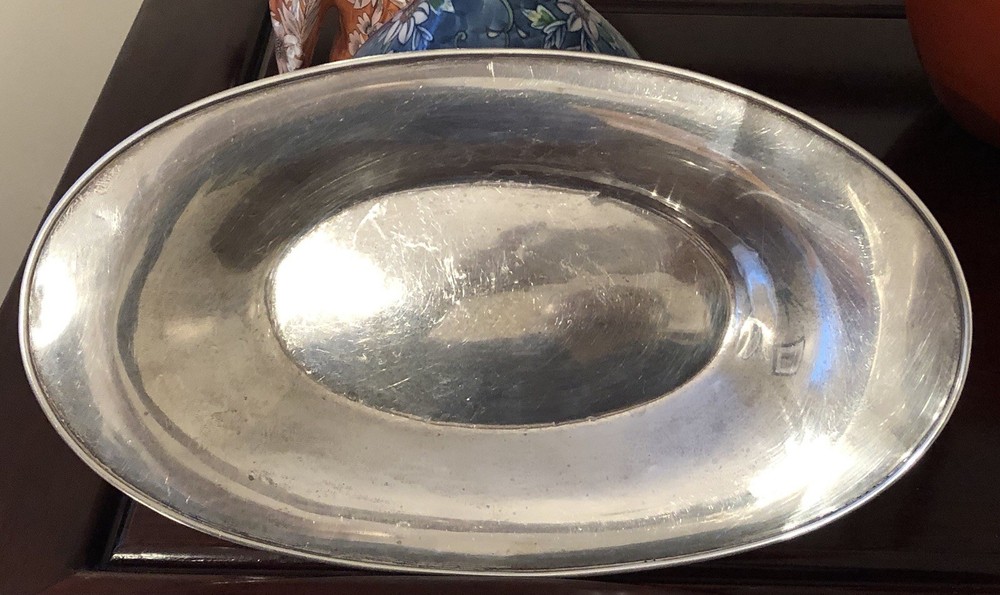 ANTIQUE STERLING SILVER PLATTER /BOWL