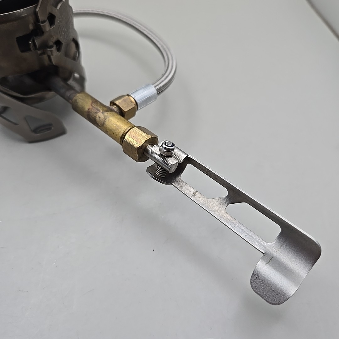 Optimus Camping Cook Set- Nova Stove, Storage Bags, Red Pan And Lid, Handle