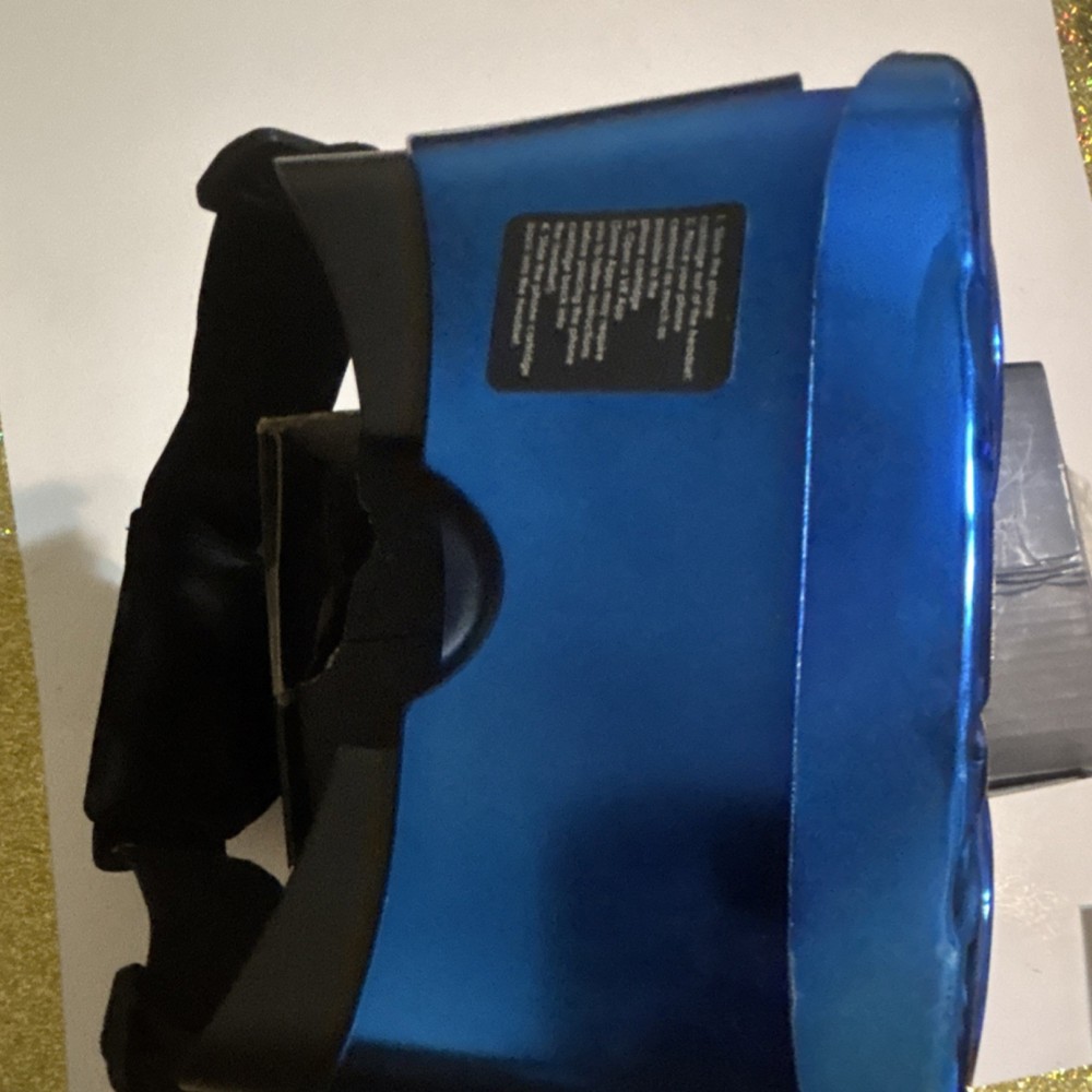 Hype I-FX Smartphone VR Headset Blue Plastic, Adjustable Headstraps