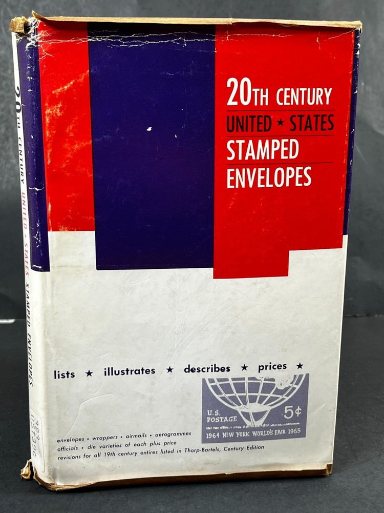 Catalog 20th Century Stamped Envelopes Wrappers of the United States USA Book