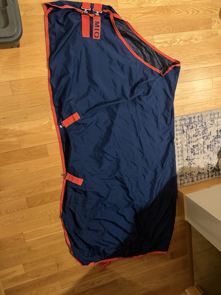 Mio Stable Sheet - Navy/Red- 84”