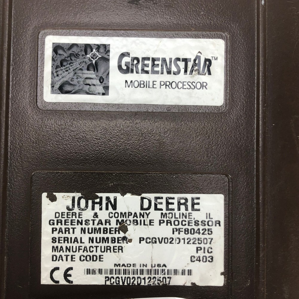 John Deere PF80425 BrownBox GreenStar Mobile Processor Module With Key Card