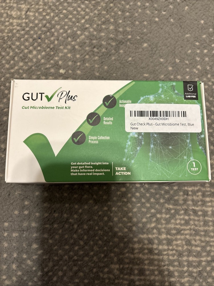 Gut Check Plus Gut Microbiome Test Blue - Additional Lab Fee