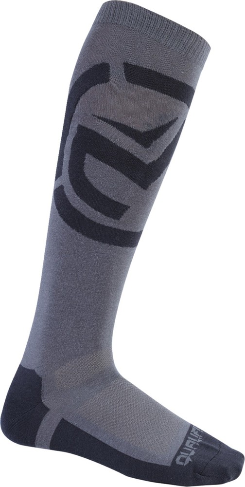 Moose Qualifier Socks Black/Gray