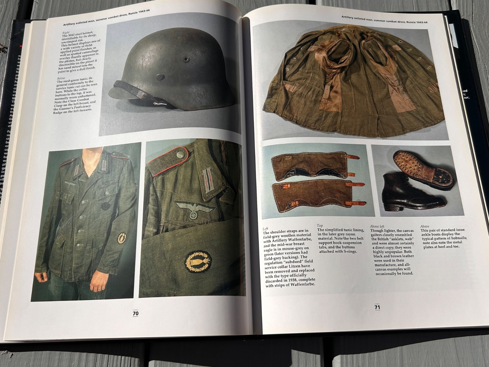 German Army Uniforms of World War II: In Color Photographs by Wade Krawczyk