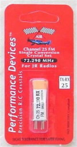JR Single Conversion 72Mhz FM Crystal Set (Channel 25)