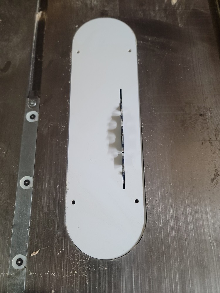 Zero Clearance Insert Plate for Table Saws