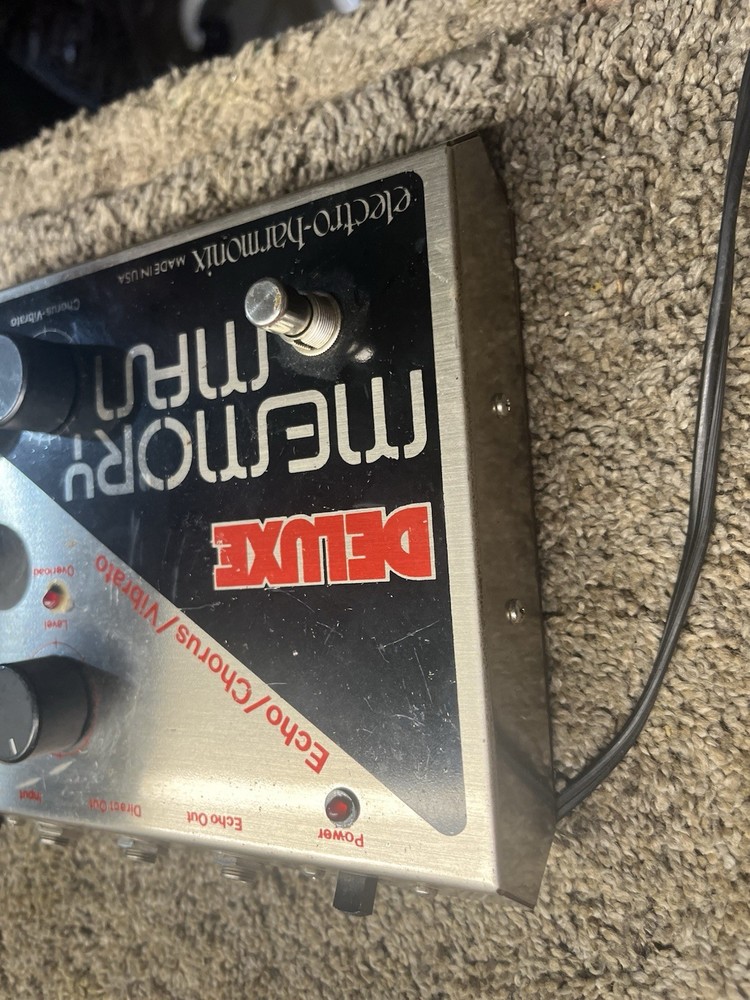 Vintage Electro Harmonix Deluxe Memory Man Guitar Effects Pedal
