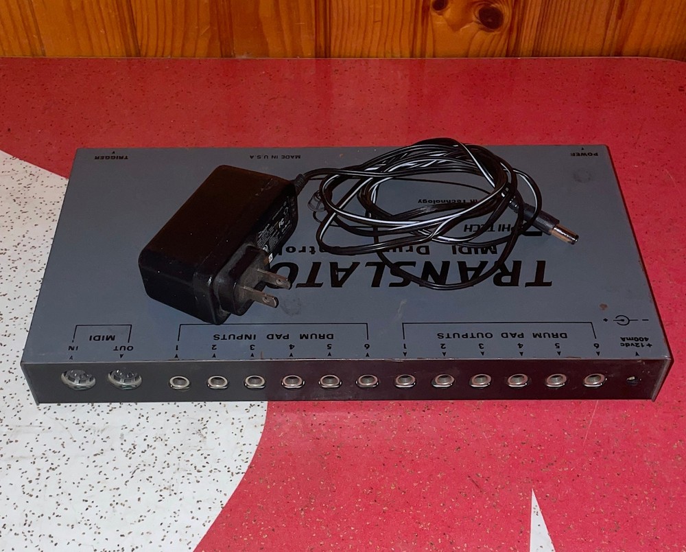 Phi Tech Translator 2 MIDI Drum Controller Trigger Box, like Simmons MTM, 80's