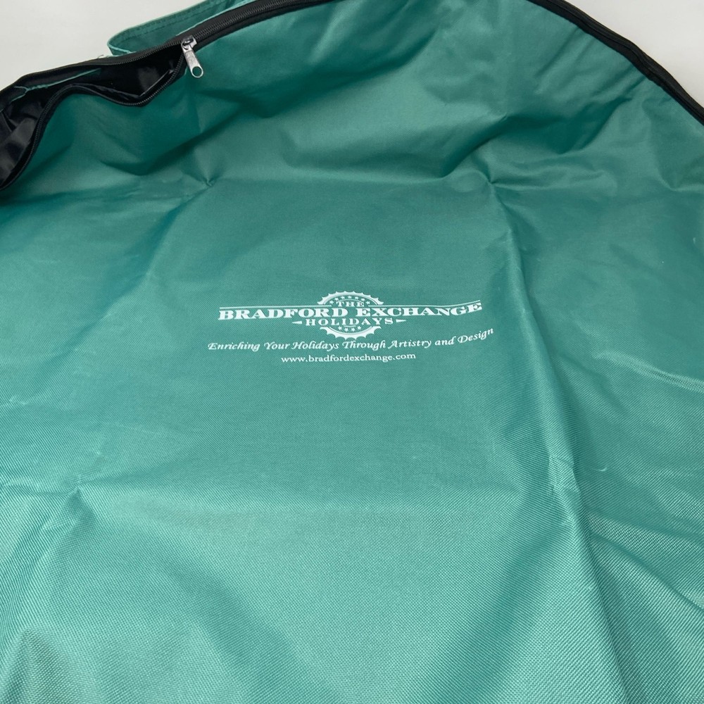 Bradford Exchange Thomas Kinkade Pull-Up Tree Storage Bag - Green, 32" Diameter