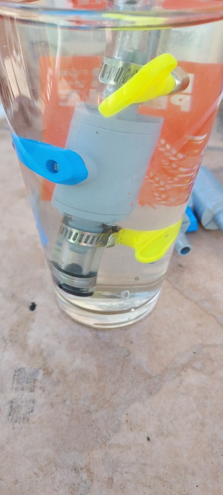 3/8" In Line Shut-Off Valve / Plastic