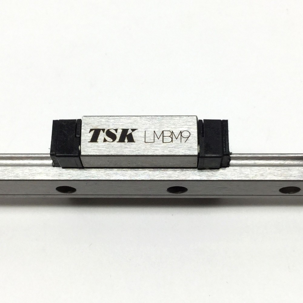 TSK LMBM9 Mini Runner Block Linear Ball Bearing Carriage on 175mm Guide Rail